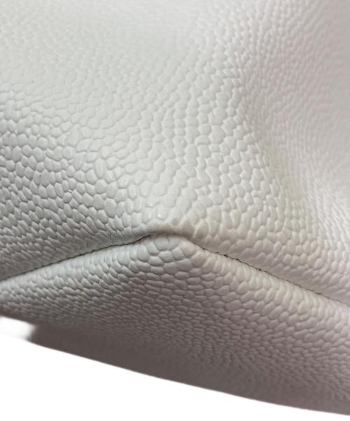 Herve Chapelier（エルベシャプリエ）Herve Chapelier (エルベシャプリエ) リュクス舟型トートM ホワイト×シルバー サイズ:Mの古着・服飾アイテム