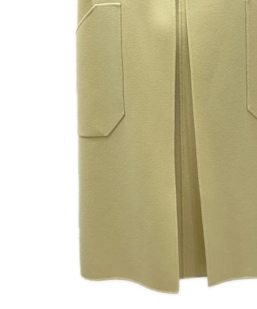 CYCLAS（シクラス）CYCLAS (シクラス) フォックスファーノースリーブコート　R04-27011 イエロー サイズ:34の古着・服飾アイテム