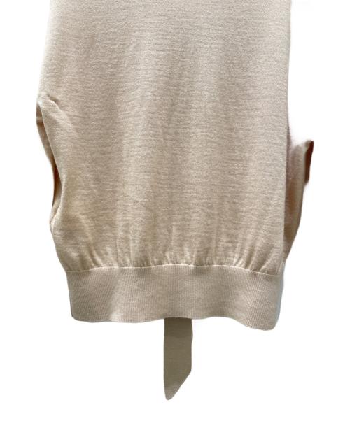 CYCLAS（シクラス）CYCLAS (シクラス) リボンニット ベージュ サイズ:34の古着・服飾アイテム