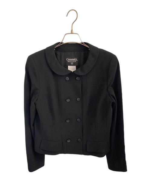 CHANEL BOUTIQUE（シャネル ブティック）CHANEL BOUTIQUE (シャネル ブティック) ダブルボタンジャケット ブラック サイズ:42の古着・服飾アイテム