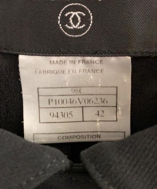 CHANEL BOUTIQUE（シャネル ブティック）CHANEL BOUTIQUE (シャネル ブティック) ダブルボタンジャケット ブラック サイズ:42の古着・服飾アイテム