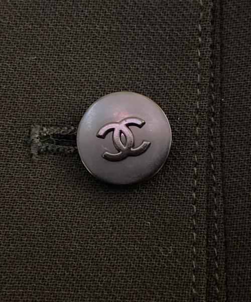 CHANEL BOUTIQUE（シャネル ブティック）CHANEL BOUTIQUE (シャネル ブティック) ダブルボタンジャケット ブラック サイズ:42の古着・服飾アイテム