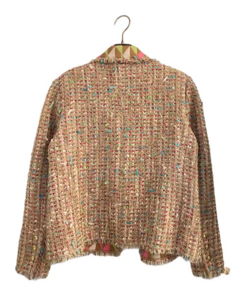 CHANEL（シャネル）CHANEL (シャネル) ジャケット ブラウン×マルチカラー サイズ:42の古着・服飾アイテム