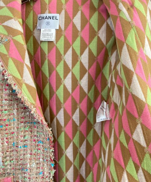 CHANEL（シャネル）CHANEL (シャネル) ジャケット ブラウン×マルチカラー サイズ:42の古着・服飾アイテム