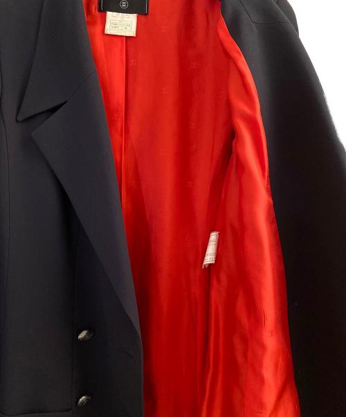 CHANEL BOUTIQUE（シャネル ブティック）CHANEL BOUTIQUE (シャネル ブティック) ダブルテーラードジャケット ネイビー×レッド サイズ:40の古着・服飾アイテム