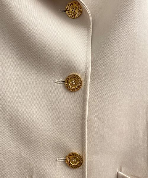 CHANEL BOUTIQUE（シャネル ブティック）CHANEL BOUTIQUE (シャネル ブティック) ウールジャケット　セットアップ ベージュ サイズ:42の古着・服飾アイテム