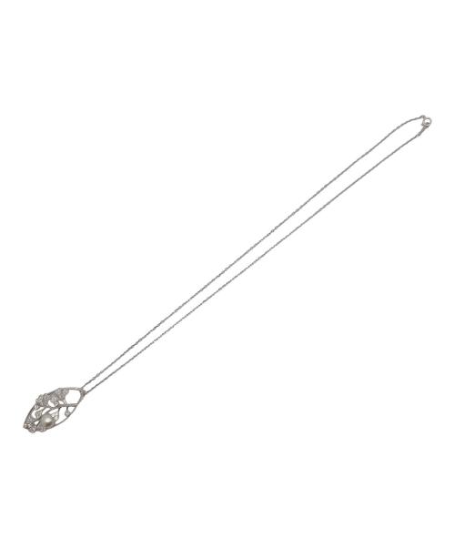 NO BRAND（ノーブランド）NO BRAND (ノーブランド) ダイヤモンドパールネックレス サイズ:-の古着・服飾アイテム