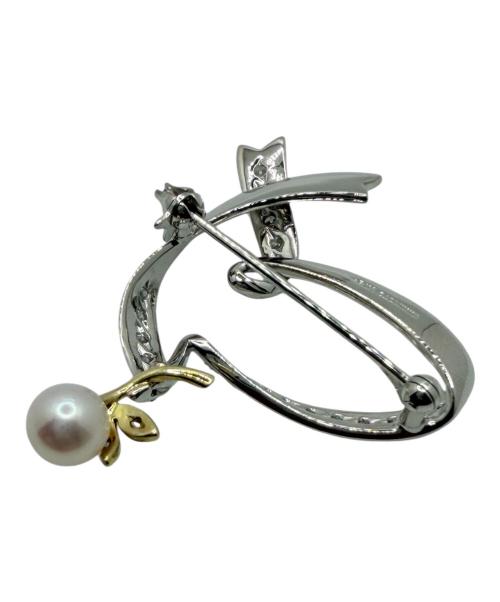 MIKIMOTO（ミキモト）MIKIMOTO (ミキモト) ダイヤモンドパールブローチ サイズ:-の古着・服飾アイテム