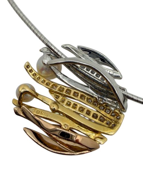 MIKIMOTO（ミキモト）MIKIMOTO (ミキモト) ダイヤモンドパールネックレス サイズ:40cmの古着・服飾アイテム