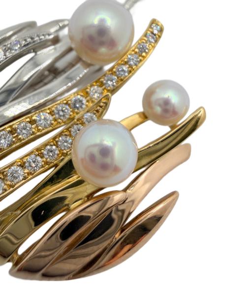 MIKIMOTO（ミキモト）MIKIMOTO (ミキモト) ダイヤモンドパールネックレス サイズ:40cmの古着・服飾アイテム