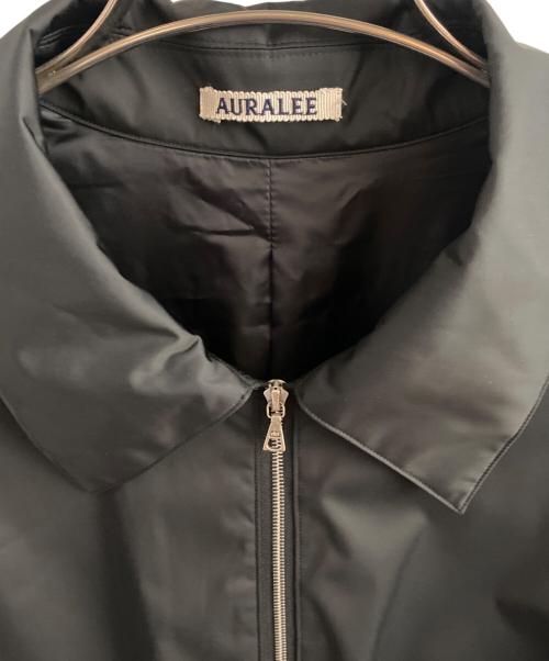 AURALEE（オーラリー）AURALEE (オーラリー) サテンジップアップコート ブラック サイズ:4の古着・服飾アイテム
