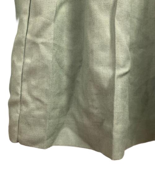 GUCCI（グッチ）GUCCI (グッチ) ダブルGミディアムプリーツスカート グリーン サイズ:38の古着・服飾アイテム