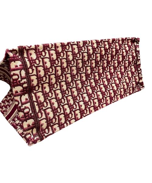 Christian Dior（クリスチャン ディオール）Christian Dior (クリスチャン ディオール) ブックトート ラージ ボルドー サイズ:ラージの古着・服飾アイテム