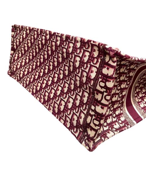 Christian Dior（クリスチャン ディオール）Christian Dior (クリスチャン ディオール) ブックトート ラージ ボルドー サイズ:ラージの古着・服飾アイテム