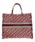 Christian Dior (クリスチャン ディオール) ブックトート ラージ ボルドー サイズ:ラージ：180000円