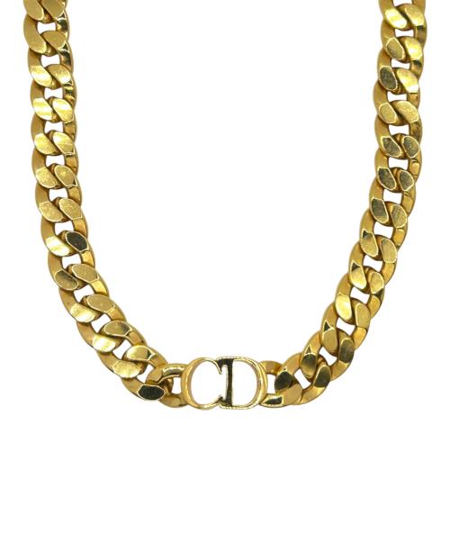 Christian Dior（クリスチャン ディオール）Christian Dior (クリスチャン ディオール) CDアイコンネックレス ゴールドの古着・服飾アイテム