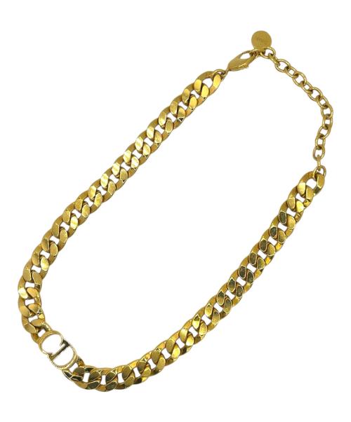 Christian Dior（クリスチャン ディオール）Christian Dior (クリスチャン ディオール) CDアイコンネックレス ゴールドの古着・服飾アイテム