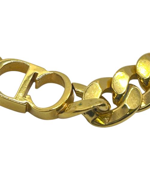 Christian Dior（クリスチャン ディオール）Christian Dior (クリスチャン ディオール) CDアイコンネックレス ゴールドの古着・服飾アイテム