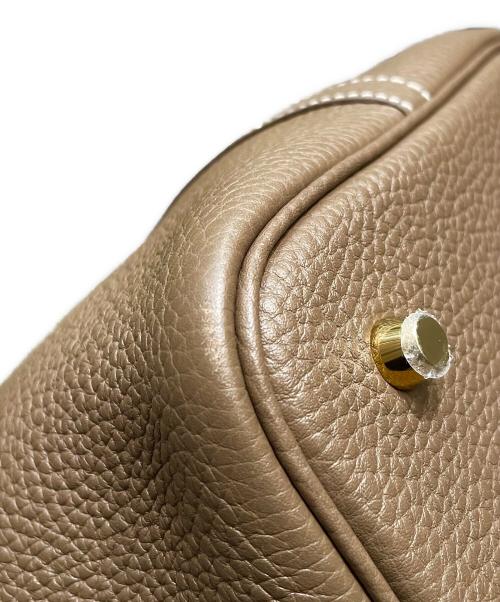 HERMES（エルメス）HERMES (エルメス) ピコタンロックMM エトゥープ×ゴールド金具 サイズ:MMの古着・服飾アイテム