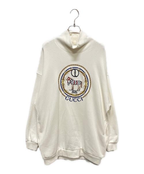 GUCCI（グッチ）GUCCI (グッチ) タートルネックスウェット アイボリー サイズ:Sの古着・服飾アイテム