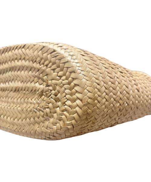 GUCCI（グッチ）GUCCI (グッチ) ストローカゴバッグ ベージュ×グリーン×マルチカラー サイズ:-の古着・服飾アイテム