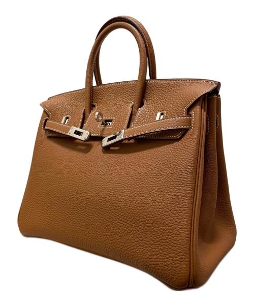 HERMES（エルメス）HERMES (エルメス) バーキン25/シルバー金具/トゴ/ゴールド/□H刻印 ゴールド/シルバー金具 サイズ:25の古着・服飾アイテム