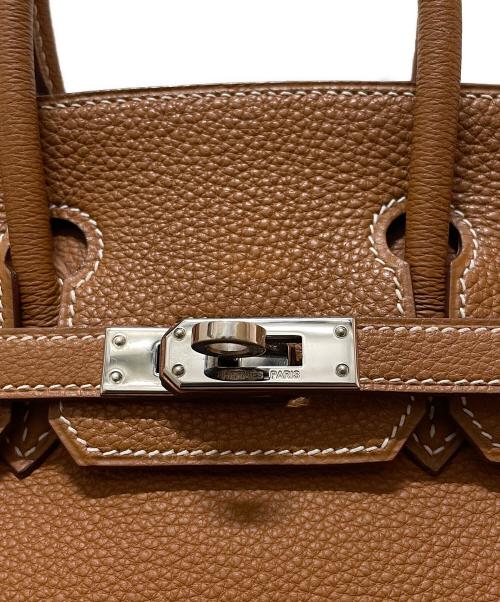 HERMES（エルメス）HERMES (エルメス) バーキン25/シルバー金具/トゴ/ゴールド/□H刻印 ゴールド/シルバー金具 サイズ:25の古着・服飾アイテム