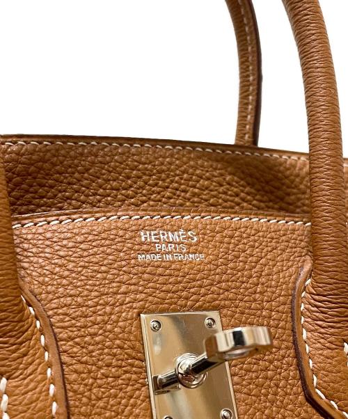 HERMES（エルメス）HERMES (エルメス) バーキン25/シルバー金具/トゴ/ゴールド/□H刻印 ゴールド/シルバー金具 サイズ:25の古着・服飾アイテム