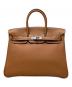 HERMES（エルメス）の古着「バーキン25/シルバー金具/トゴ/ゴールド/□H刻印」｜ゴールド/シルバー金具
