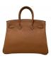 HERMES (エルメス) バーキン25/シルバー金具/トゴ/ゴールド/□H刻印 ゴールド/シルバー金具 サイズ:25：2000000円