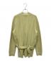 GUCCI (グッチ) ベルテッドリブニットカーディガン グリーン サイズ:XL：60000円