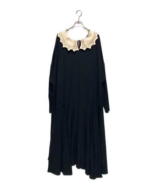 GUCCI（グッチ）GUCCI (グッチ) リボンワンピース ブラック サイズ:42の古着・服飾アイテム