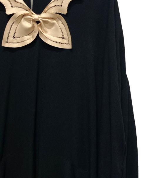 GUCCI（グッチ）GUCCI (グッチ) リボンワンピース ブラック サイズ:42の古着・服飾アイテム