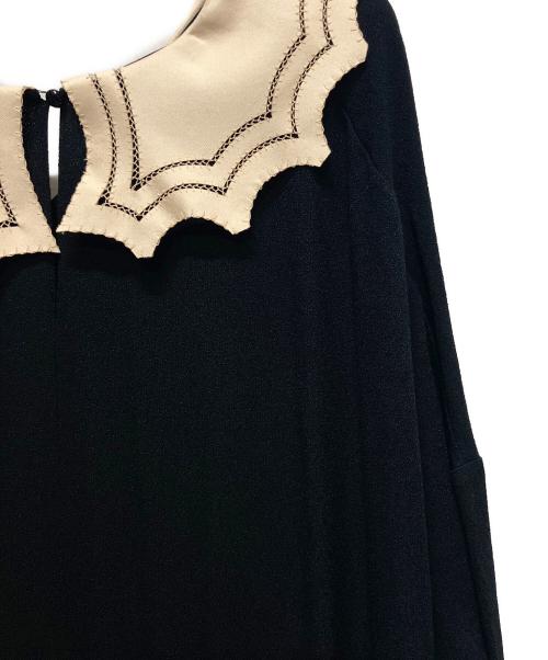 GUCCI（グッチ）GUCCI (グッチ) リボンワンピース ブラック サイズ:42の古着・服飾アイテム