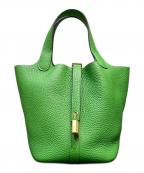 HERMESエルメス）の古着「ピコタンロック PM/ゴールド金具/トリヨンクレマンス/ヴェールユッカ/W刻印」｜ヴェールユッカ×ゴールド金具