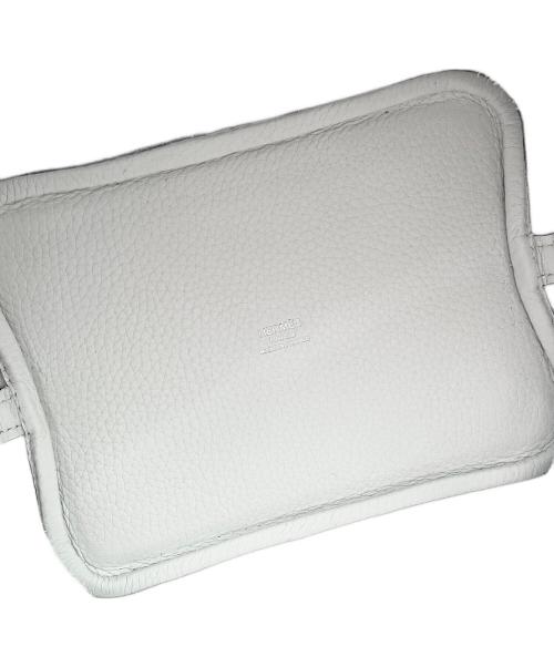 HERMES（エルメス）HERMES (エルメス) ピコタンロックPM エクラ/シルバー金具/トリヨンクレマンス/ニューホワイト/セサミ/W刻印 ニューホワイト×セサミ シルバー金具 サイズ:PMの古着・服飾アイテム