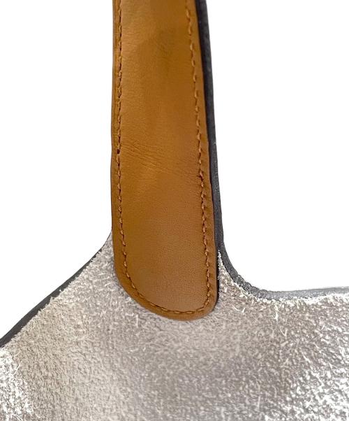 HERMES（エルメス）HERMES (エルメス) ピコタンロックPM エクラ/シルバー金具/トリヨンクレマンス/ニューホワイト/セサミ/W刻印 ニューホワイト×セサミ シルバー金具 サイズ:PMの古着・服飾アイテム