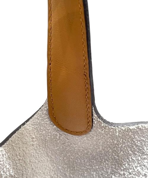 HERMES（エルメス）HERMES (エルメス) ピコタンロックPM エクラ/シルバー金具/トリヨンクレマンス/ニューホワイト/セサミ/W刻印 ニューホワイト×セサミ シルバー金具 サイズ:PMの古着・服飾アイテム