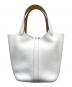 HERMES (エルメス) ピコタンロックPM（18）エクラ/シルバー金具/トリヨンクレマンス/ニューホワイト/セサミ/W刻印 ニューホワイト×セサミ シルバー金具 サイズ:PM（18）：560000円