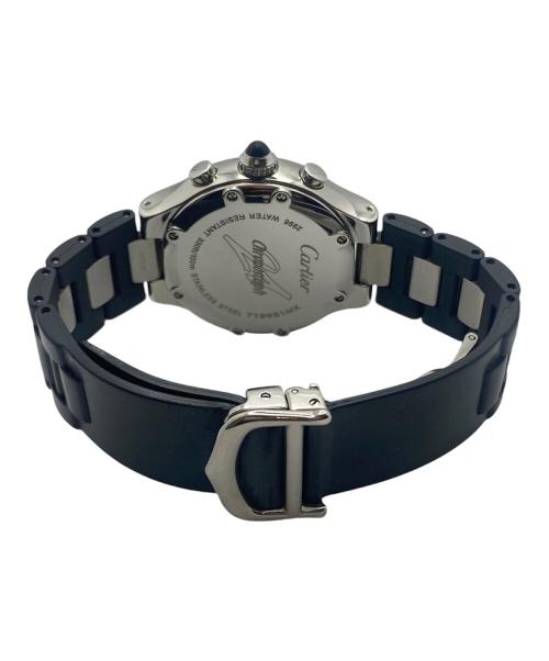 Cartier（カルティエ）Cartier (カルティエ) ヴァンテアン 21 クロノスカフ SM Ref.W10198U2 クォーツ 黒文字盤 黒文字盤 サイズ:32mmの古着・服飾アイテム