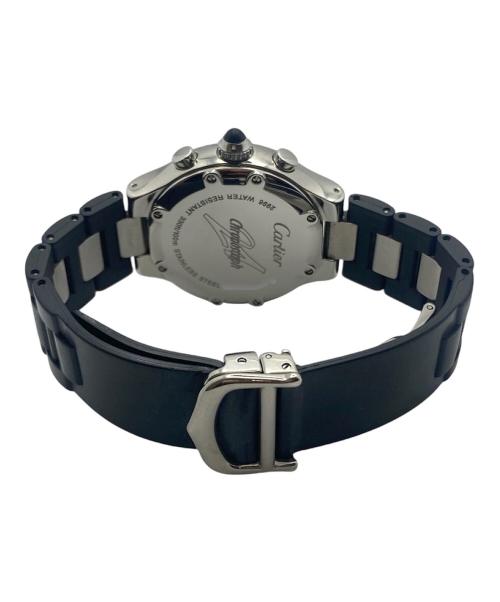 Cartier（カルティエ）Cartier (カルティエ) ヴァンテアン 21 クロノスカフ SM Ref.W10198U2 クォーツ 黒文字盤 黒文字盤 サイズ:32mmの古着・服飾アイテム