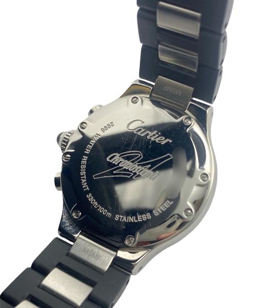 Cartier（カルティエ）Cartier (カルティエ) ヴァンテアン 21 クロノスカフ SM Ref.W10198U2 クォーツ 黒文字盤 黒文字盤 サイズ:32mmの古着・服飾アイテム