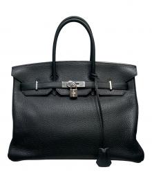 HERMES（エルメス）の古着「バーキン35/シルバー金具/トゴ/ノワール/□J刻印/Birkin 35 Togo Leather Black with Silver Hardware」｜ノワール