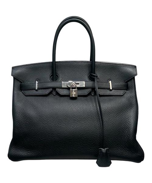 HERMES（エルメス）HERMES (エルメス) バーキン35/シルバー金具/トゴ/ノワール/□J刻印/Birkin 35 Togo Leather Black with Silver Hardware ノワール サイズ:35の古着・服飾アイテム