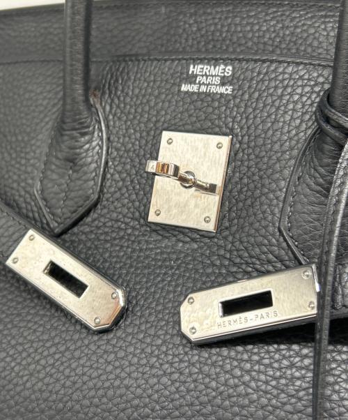 HERMES（エルメス）HERMES (エルメス) バーキン35/シルバー金具/トゴ/ノワール/□J刻印/Birkin 35 Togo Leather Black with Silver Hardware ノワール サイズ:35の古着・服飾アイテム