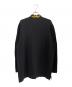 HERMES (エルメス) ニット切替シャツ ブラック×ゴールド サイズ:XL：50000円