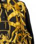 中古・古着 HERMES (エルメス) ニット切替シャツ ブラック×ゴールド サイズ:XL：50000円