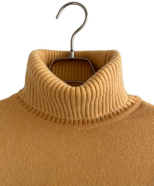 HERMES（エルメス）HERMES (エルメス) タートルネックニット オレンジ サイズ:Sの古着・服飾アイテム
