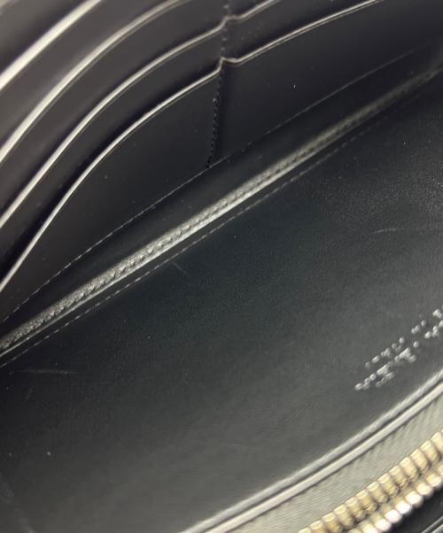 BOTTEGA VENETA（ボッテガベネタ）BOTTEGA VENETA (ボッテガベネタ) カセットジップアラウンドウォレット ブラックの古着・服飾アイテム