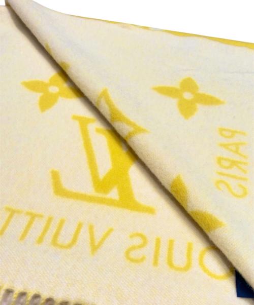 LOUIS VUITTON（ルイ ヴィトン）LOUIS VUITTON (ルイ ヴィトン) マフラー・レイキャビック イエローの古着・服飾アイテム